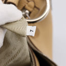 PRADA Shoulder Bag Leather Beige Silver BR3373 Auth am12571V-22