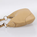 PRADA Shoulder Bag Leather Beige Silver BR3373 Auth am12571V-4
