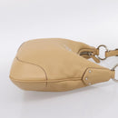 PRADA Shoulder Bag Leather Beige Silver BR3373 Auth am12571V-5