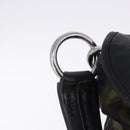 PRADA Shoulder Bag Nylon Leather Khaki Silver BR4549 Auth am12573V-10