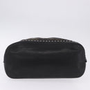 PRADA Shoulder Bag Nylon Leather Khaki Silver BR4549 Auth am12573V-11
