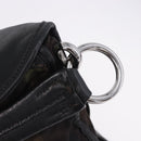 PRADA Shoulder Bag Nylon Leather Khaki Silver BR4549 Auth am12573V-9