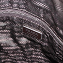 PRADA Shoulder Bag Leather Brown Silver Auth am12574V-22