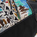 PRADA Venice Tote Bag Nylon Leather Multicolor Gold Auth am12575V-15
