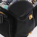 PRADA Venice Tote Bag Nylon Leather Multicolor Gold Auth am12575V-16