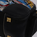 PRADA Venice Tote Bag Nylon Leather Multicolor Gold Auth am12575V-19