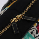PRADA Venice Tote Bag Nylon Leather Multicolor Gold Auth am12575V-20