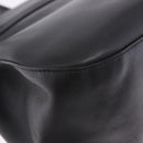 PRADA Chain Shoulder Bag Leather Black Gold Auth am12576V-20