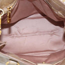 Miu Miu Side Ribbon Hand Bag Leather 2way Beige Gold RN0939 Auth am12577V-18