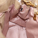 Miu Miu Side Ribbon Hand Bag Leather 2way Beige Gold RN0939 Auth am12577V-20