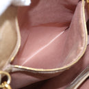 Miu Miu Side Ribbon Hand Bag Leather 2way Beige Gold RN0939 Auth am12577V-22