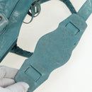 BALENCIAGA The City Hand Bag Leather 2way Light Blue 115748 Auth am12583V-18