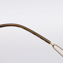 CHANEL CC Rimless Sunglasses metal Brown CC Auth am12584M-13