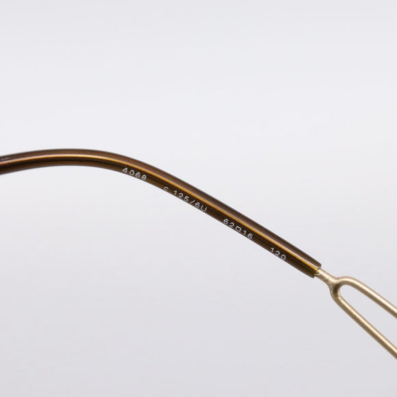 CHANEL CC Rimless Sunglasses metal Brown CC Auth am12584M