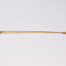 CHANEL CC Rimless Sunglasses metal Orange CC Auth am12585M-11