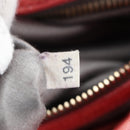 Miu Miu Side Ribbon Hand Bag Leather 2way Pink Gold Auth am12586V-11