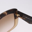 PRADA Sunglasses plastic Brown CC Auth am12589V-9