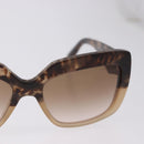 PRADA Sunglasses plastic Brown CC Auth am12589V-4