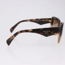 PRADA Sunglasses plastic Brown CC Auth am12589V-5