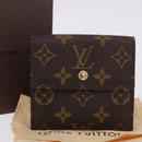LOUIS VUITTON Monogram Portefeuille Elise Trifold Wallet M61654 LV Auth am12590V-12
