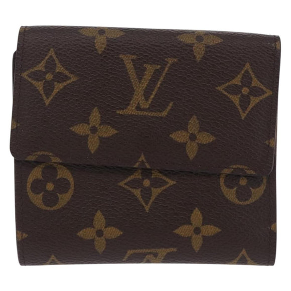 LOUIS VUITTON Monogram Portefeuille Elise Trifold Wallet M61654 LV Auth am12590V