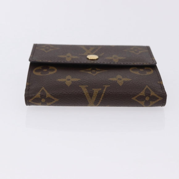 LOUIS VUITTON Monogram Portefeuille Elise Trifold Wallet M61654 LV Auth am12590V