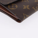 LOUIS VUITTON Monogram Portefeuille Elise Trifold Wallet M61654 LV Auth am12590V-7