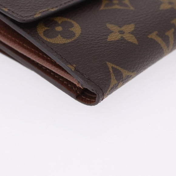 LOUIS VUITTON Monogram Portefeuille Elise Trifold Wallet M61654 LV Auth am12590V