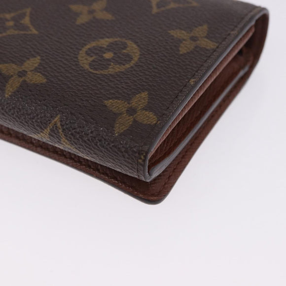 LOUIS VUITTON Porte Monnaie Billets Tresor Wallet M61730 LV Auth am12591V