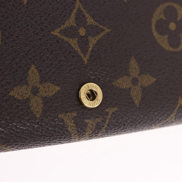 LOUIS VUITTON Porte Monnaie Billets Tresor Wallet M61730 LV Auth am12591V