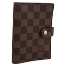 LOUIS VUITTON Damier Ebene Agenda PM Day Planner Cover R20700 LV Auth am12595V-1