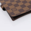 LOUIS VUITTON Damier Ebene Agenda PM Day Planner Cover R20700 LV Auth am12595V-11