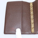 LOUIS VUITTON Damier Ebene Agenda PM Day Planner Cover R20700 LV Auth am12595V-14
