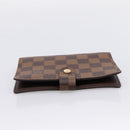 LOUIS VUITTON Damier Ebene Agenda PM Day Planner Cover R20700 LV Auth am12595V-4