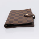 LOUIS VUITTON Damier Ebene Agenda PM Day Planner Cover R20700 LV Auth am12595V-7