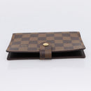 LOUIS VUITTON Damier Ebene Agenda PM Day Planner Cover R20700 LV Auth am12596V-3