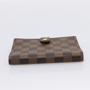 LOUIS VUITTON Damier Ebene Agenda PM Day Planner Cover R20700 LV Auth am12596V-4