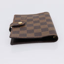 LOUIS VUITTON Damier Ebene Agenda PM Day Planner Cover R20700 LV Auth am12596V-5