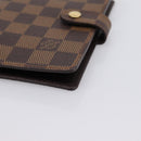LOUIS VUITTON Damier Ebene Agenda PM Day Planner Cover R20700 LV Auth am12596V-7