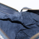 CELINE Hand Bag Leather Black Gold Auth am12599V-20