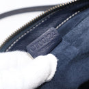 CELINE Hand Bag Leather Black Gold Auth am12599V-23