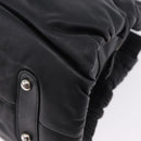 Christian Dior Carreño Hand Bag Leather Black Silver Auth am12602SAM-14