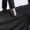 Christian Dior Carreño Hand Bag Leather Black Silver Auth am12602SAM-16