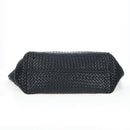 BOTTEGA VENETA INTRECCIATO Cabas GM Boston Bag Leather Black Auth am12609V-5