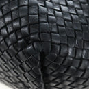 BOTTEGA VENETA INTRECCIATO Cabas GM Boston Bag Leather Black Auth am12609V-19