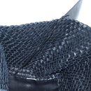 BOTTEGA VENETA INTRECCIATO Cabas GM Boston Bag Leather Black Auth am12609V-25