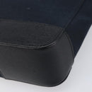 GUCCI G Tote Bag Leather Canvas Black Gold 002 1109 Auth am12610V-10