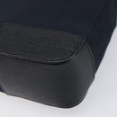 GUCCI G Tote Bag Leather Canvas Black Gold 002 1109 Auth am12610V-12
