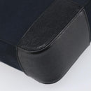 GUCCI G Tote Bag Leather Canvas Black Gold 002 1109 Auth am12610V-13