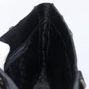 GUCCI G Tote Bag Leather Canvas Black Gold 002 1109 Auth am12610V-19